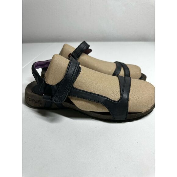 Teva Cabrillo Universal Women's Size 7 Leather Black Strappy Sandals 1002877 - Picture 3 of 13